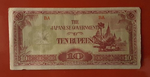 Banconota rupie 1942 - 10,